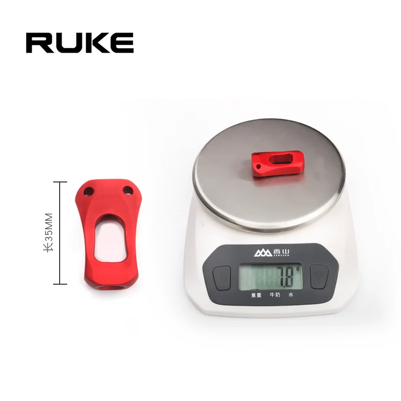 Ruke-perilla de mango de carrete de pesca, perilla de aleación de Metal para rodamiento de 7x4x2,5mm para carrete tipo S/D, incluye 2 rodamientos de piezas y arandela, 1 unidad - imagen 4