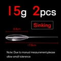 Sinking 2pcs 15g