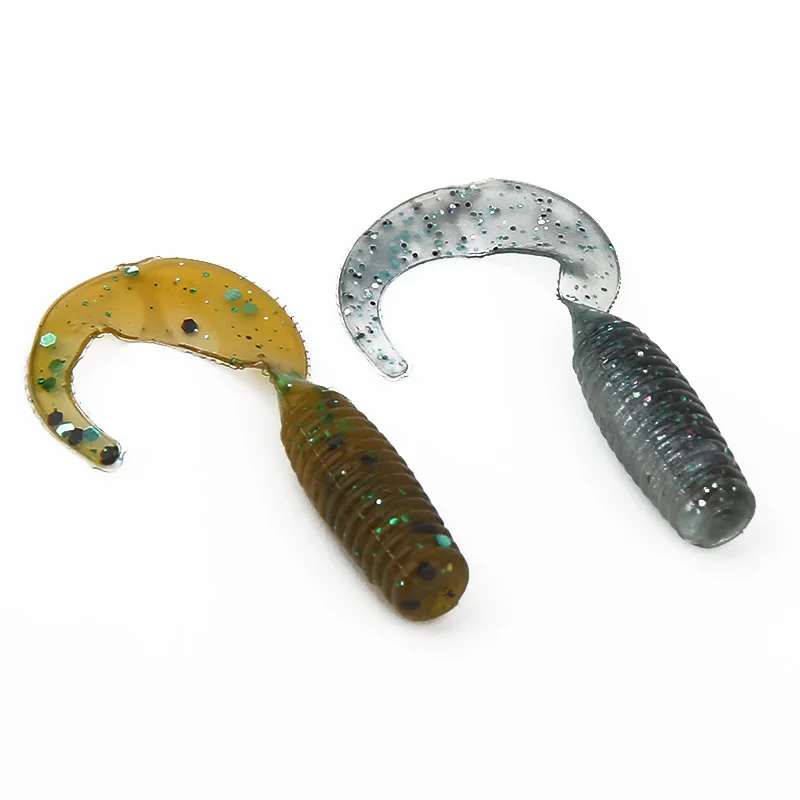 Ardea-SEÑUELOS blandos de silicona, aparejos de pesca de doble Color, 38mm/0,6g, 10 unidades - imagen 3