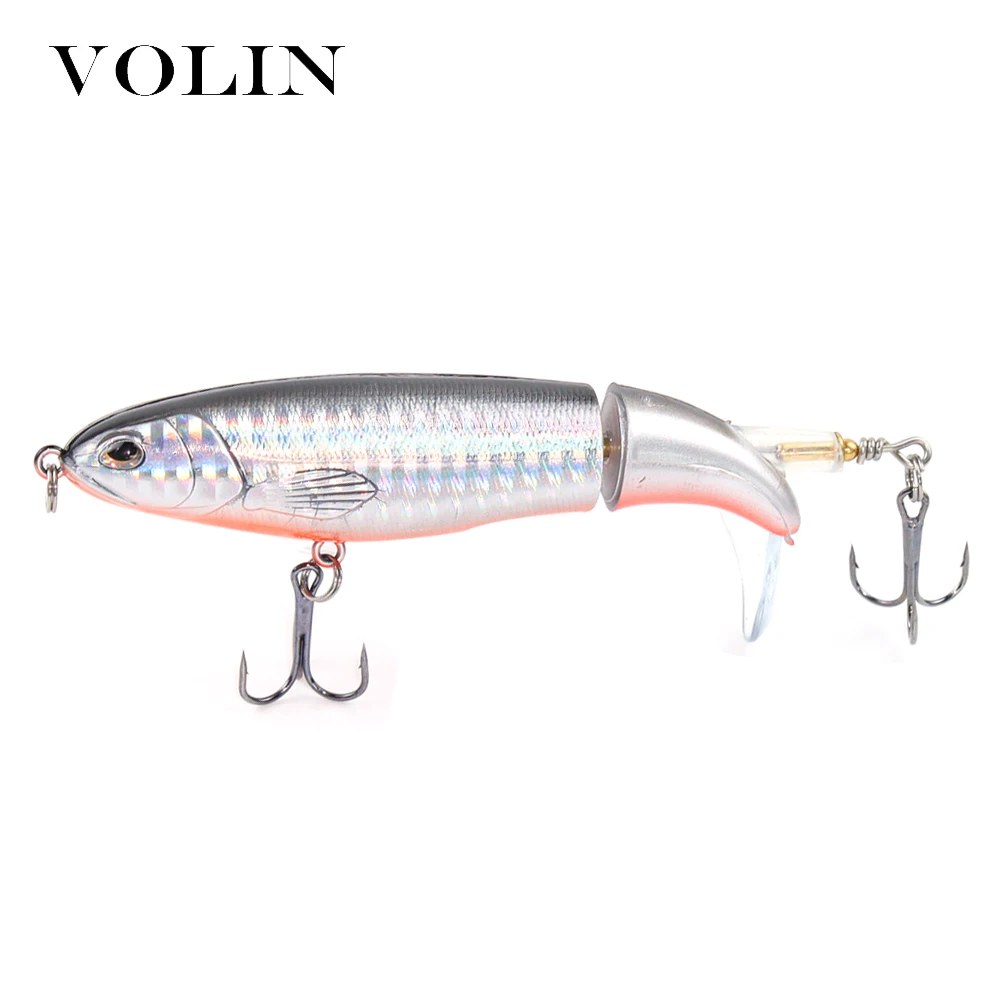 Whopper Popper-señuelo de Pesca Artificial, cebo giratorio suave de 80cm, 13g, 90mm, 15,5g, 120mm, 35gHard, aparejos de Pesca, 1 unidad - imagen 4