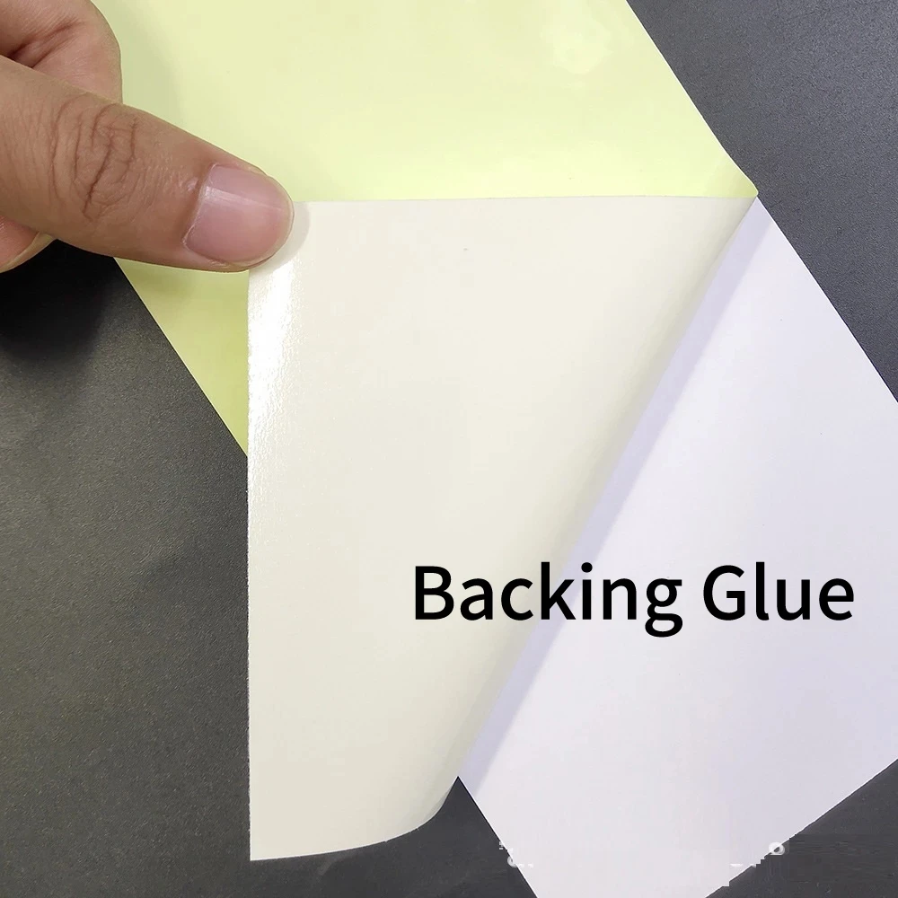 Pegatinas luminosas para Señuelos de Pesca, Material adhesivo de Metal duro para pesca en el mar, 20x10cm, 10 piezas - imagen 3