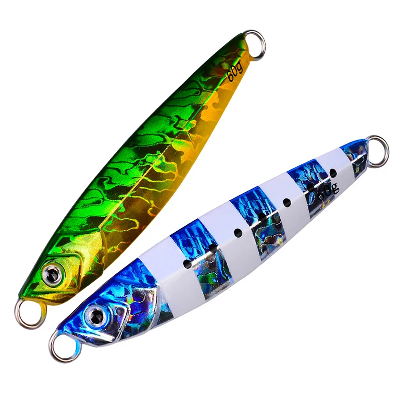 Señuelos de pesca de Lucio de plantilla de Metal, cebo de agua salada, 7-24g, señuelo de Jigging lento, cebos artificiales duros, Accesorios de aparejos de pesca - imagen 4