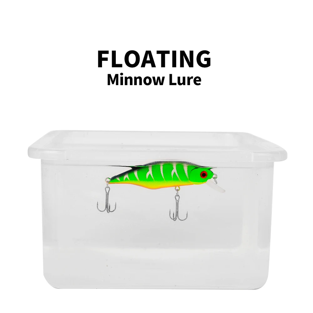 VALHALLA-señuelo flotante para pececillos, 5 unidades, 9,5 cm, 12g, cebo de pesca de fundición Artificial duro Wobblers Topwater Crankbait, aparejos de pesca - imagen 4