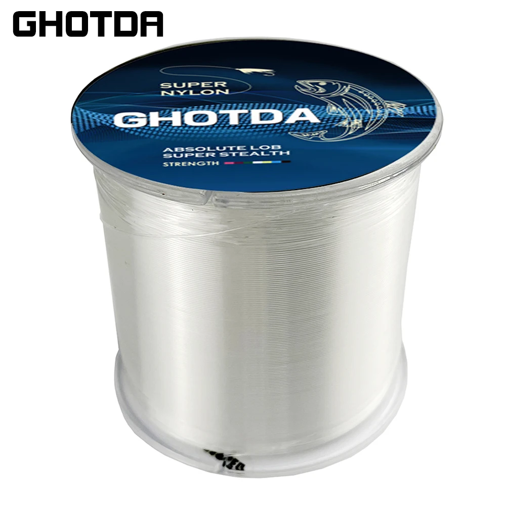 Ghotda-línea de pesca de nailon, alambre estándar certificado, diámetro de 500-0,14 MM, fuerte y competitivo, 0,5 M - imagen 4