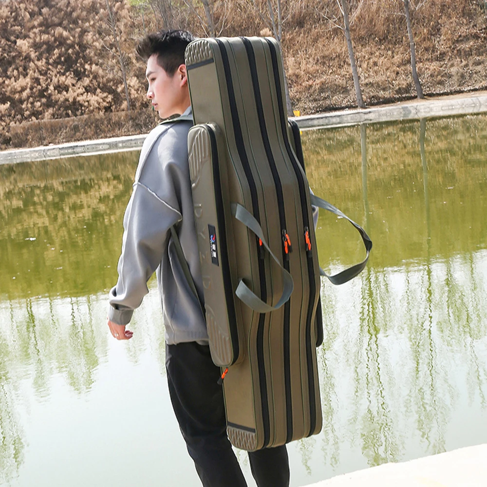 X245G portacañas plegable multicapa–Bolsa impermeable para caña - imagen 4