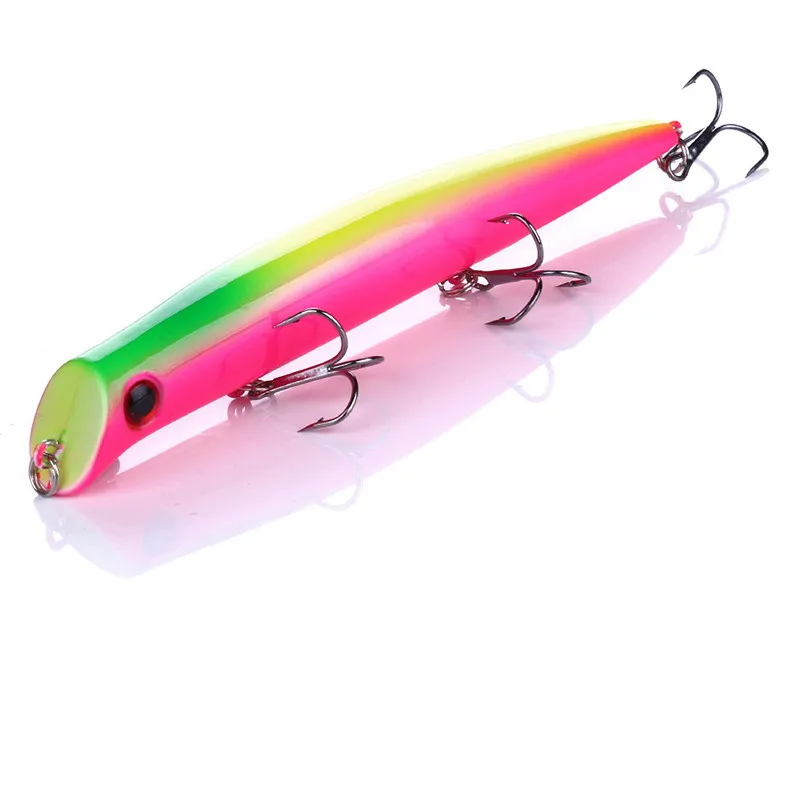 Señuelo de pesca flotante Popper, cebo duro 3D, Ojos de pez Isca Artificial Poper, aparejos de pesca con 3 ganchos 6 #12,6 cm 16,3g, 1 ud. - imagen 5