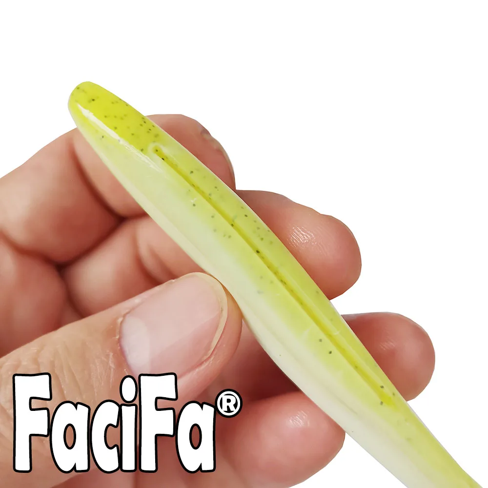 10 Uds. De señuelo suave grande, cebo de silicona, sábalo, Wobbler, juego de Señuelos de Pesca, gusano de agua salada, Swimbait, señuelo giratorio, accesorios de pesca - imagen 3