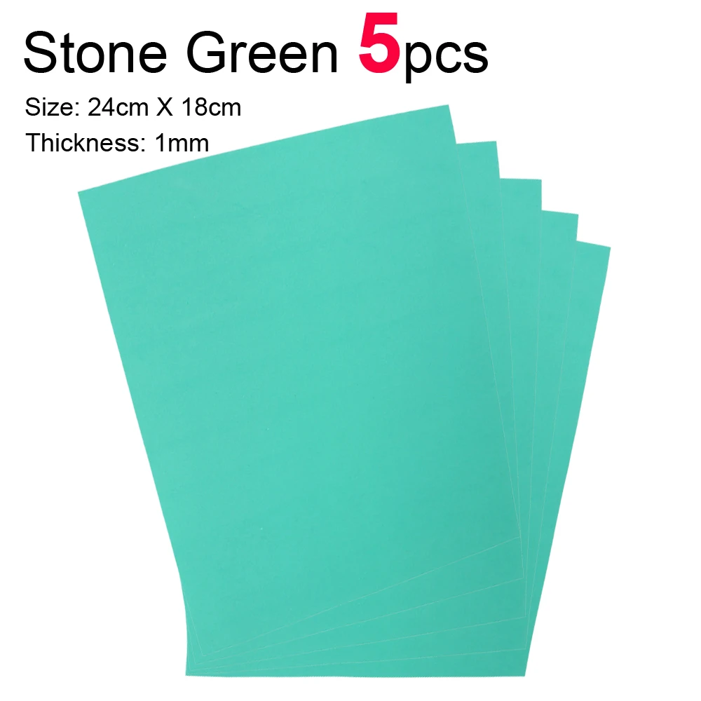 Stone Green  5pcs