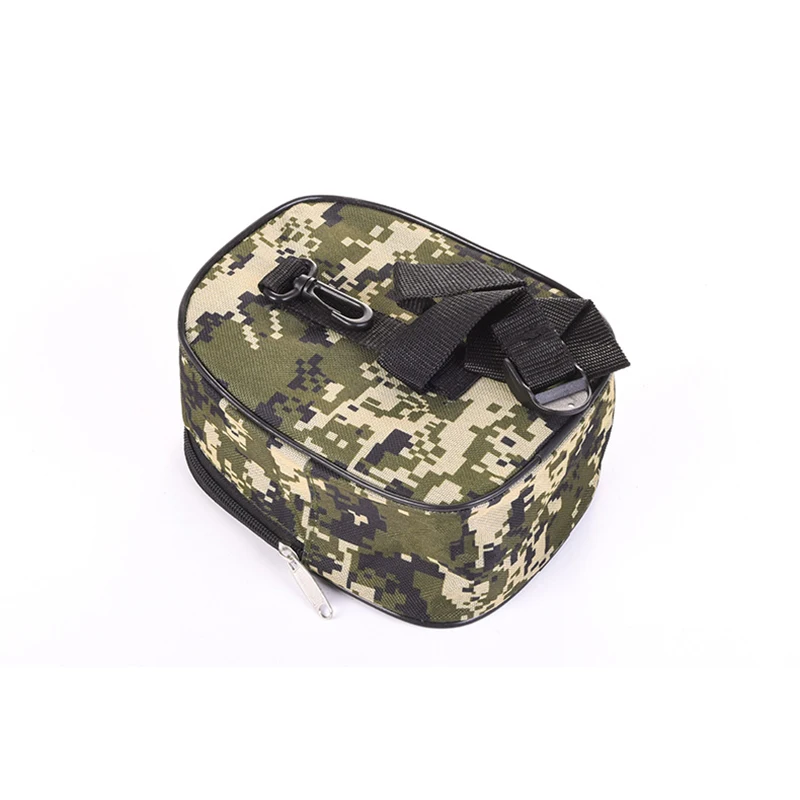 Bolsa de carrete de pesca, accesorios de camuflaje, paquete pequeño, tela Oxford, señuelo portátil, estuche suave - imagen 5