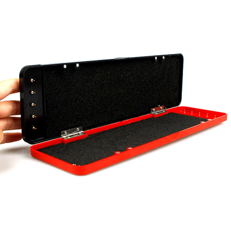 Aparejos de pesca, caja de anzuelos de gran capacidad, ABS duradero, a prueba de caídas, accesorios de equipo de pesca X455, 1 ud. - imagen 2