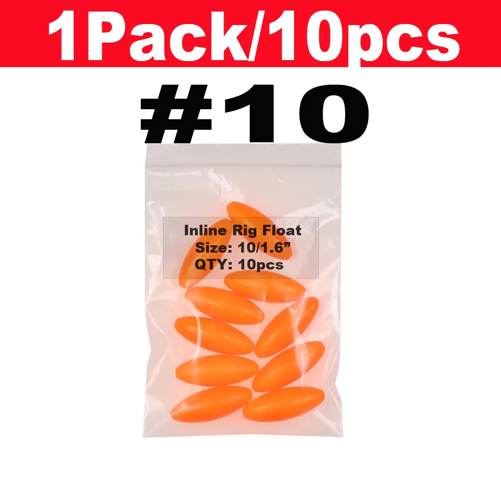 10pcs orange size 10