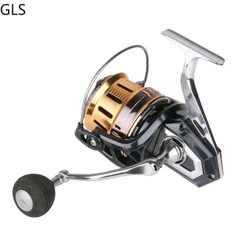 2023 NEW No Gaps Fishing Reel 4.1:1 Gear Ratio Metal Spool Metal rocker 5+1Ball Bearings Spinning Fishing Reel - imagen 3
