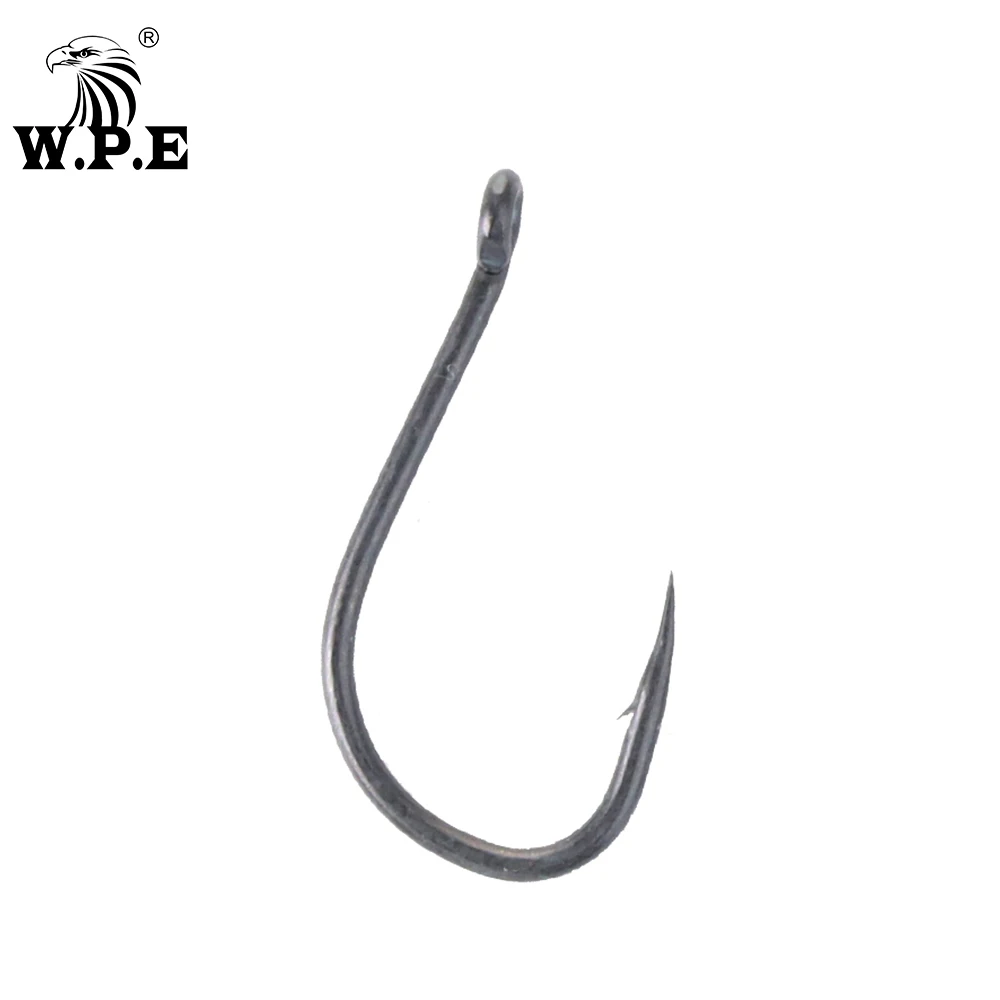 W.P.E-anzuelo de Pesca con revestimiento, 30 unids/lote, tamaño 2 #/4 #/6 #/8 #, anzuelo de púas, aparejos de Pesca de carpa - imagen 3