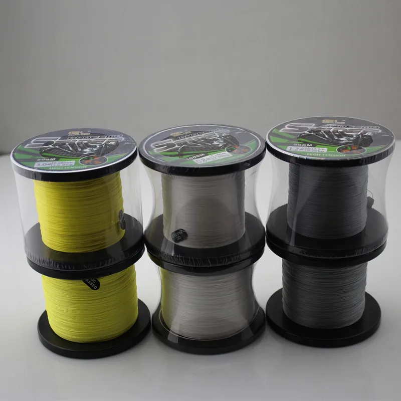 Línea de Señuelos de Pesca de 500m, hilo trenzado de 8 hebras de PE, superfuerte, para carpa - imagen 4