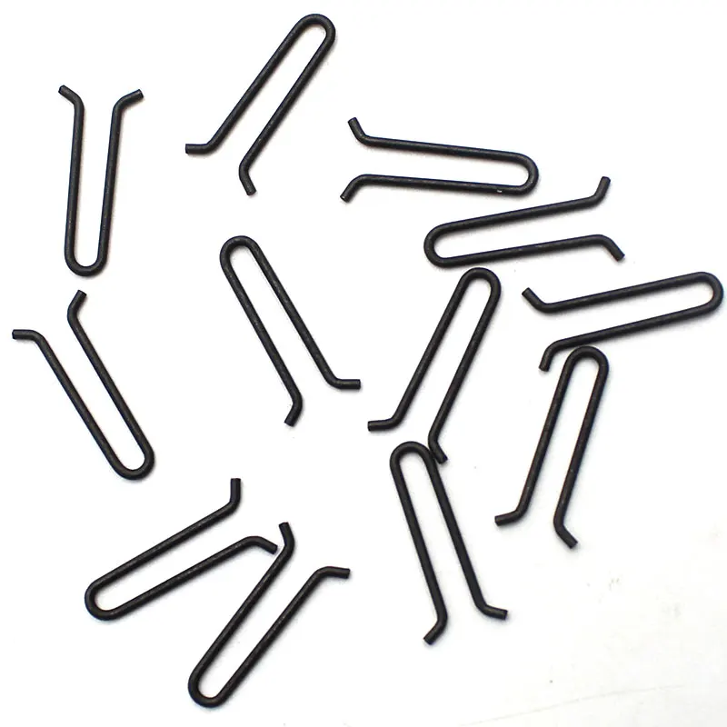 Molde de acero inoxidable negro mate para carpas, accesorios de pesca de carpa, 50 Uds. - imagen 4