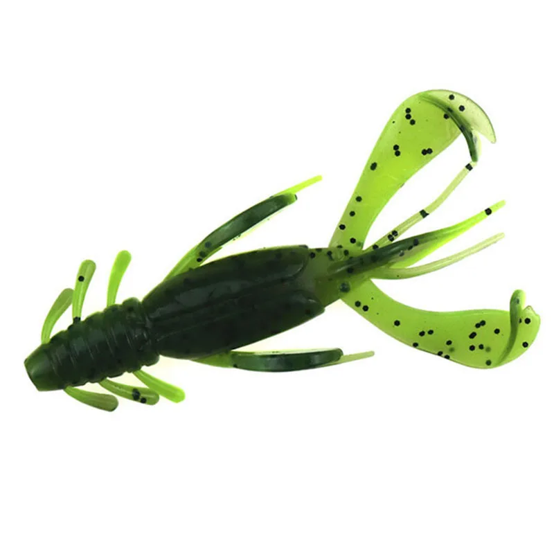 Señuelos blandos de Camarón, cebo de silicona suave, 10cm, 11g, Wobbler, gusanos de Camarón, lubina, langosta, aparejos de pesca - imagen 4