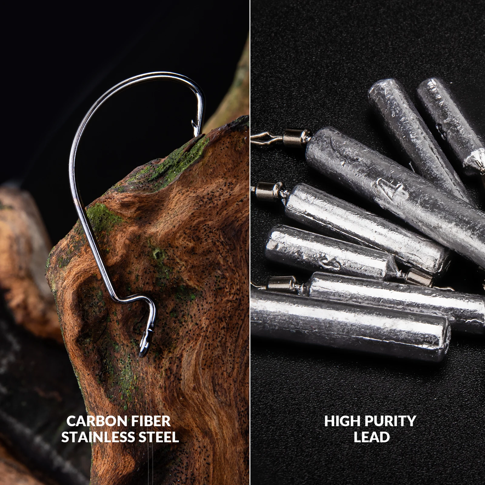 THKFISH 28/103 Uds Wacky Rig pesas ganchos giratorios broches Set pesca Drop Shot plomo plomos lubina aparejos de pesca Accesorios - imagen 5