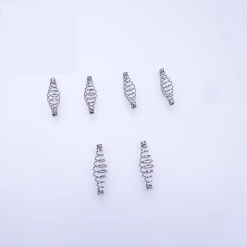 1000 Uds 304 anzuelo de Pesca de acero inoxidable alimentador de cebo gancho de carpa de resorte plantilla de explosión anzuelo aparejos de Pesca de primavera Pesca - imagen 2