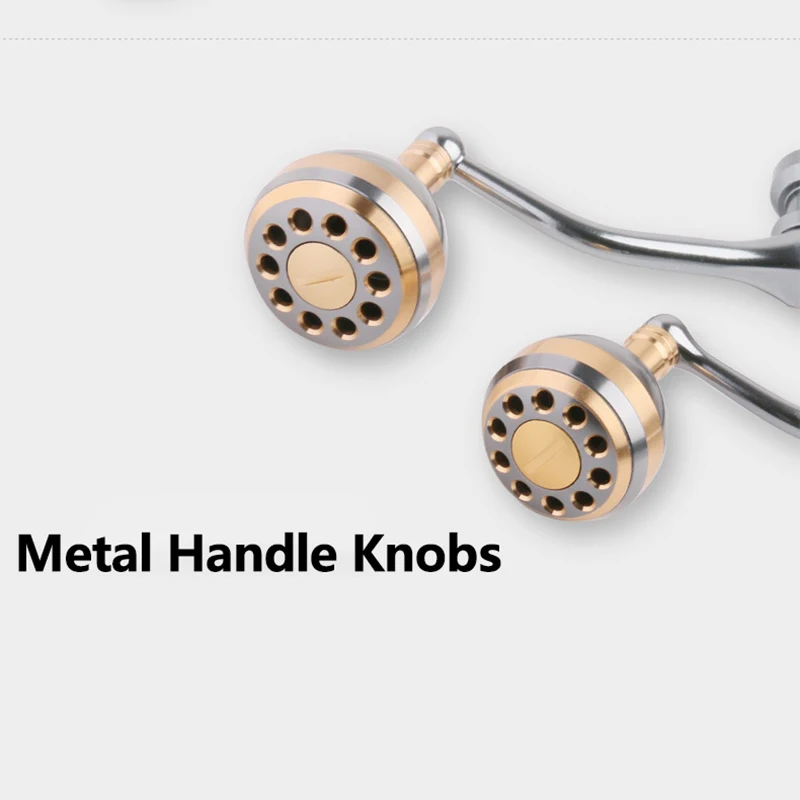 Carrete de pesca DEUKIO, balancín, agarre, píldora, totalmente de Metal, aleación de aluminio, mango de carrete de pesca, perilla para carrete giratorio Shimano 1000-6000 - imagen 4