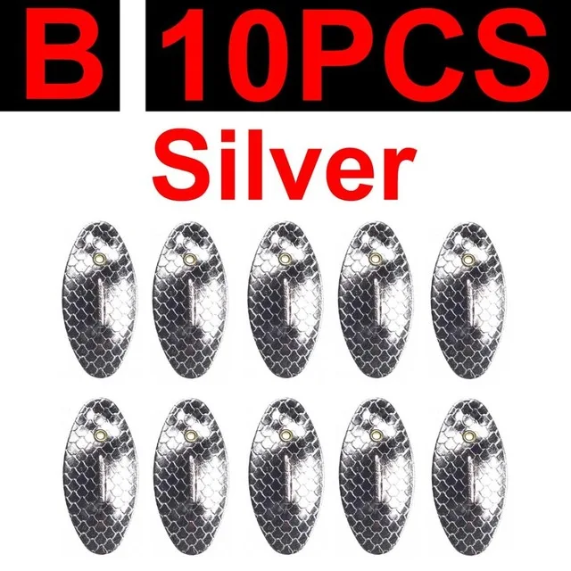 B 10pcs silver