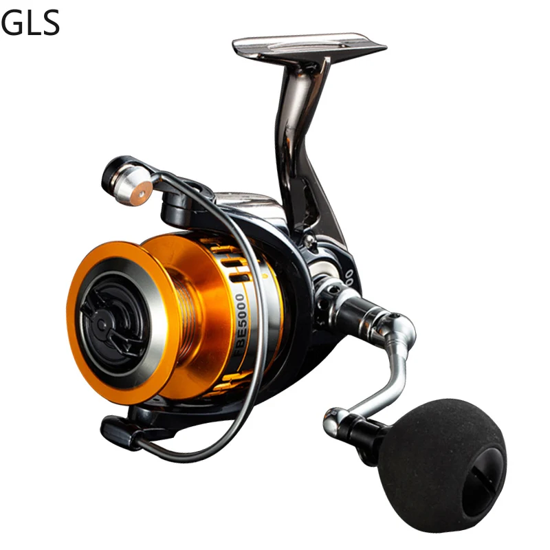 GLS nuevo cuerpo parcial de aleación de aluminio relación de engranaje de rueda giratoria duradera 5,0: 1/4, 7:1, carrete de pesca basculante de Metal resistente a la corrosión - imagen 3