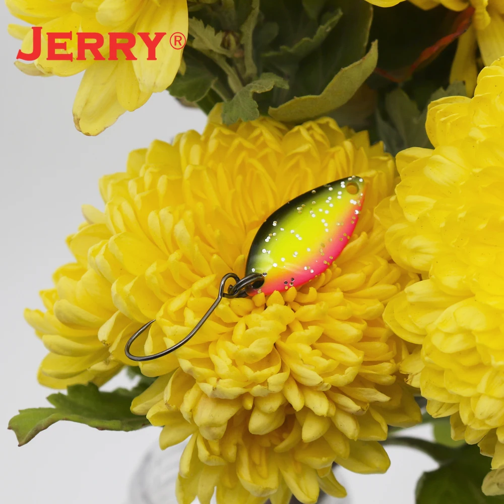 Jerry Taurus-señuelo de pesca giratorio para trucha, anzuelo único, 0,8g, 1,4g, Wobbler Artificial, perca, cebo para lubina