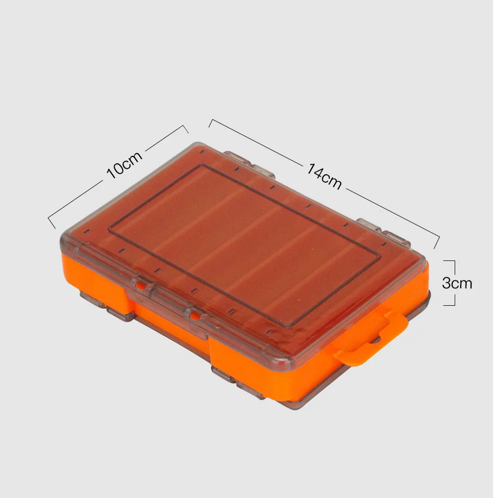 Handige dubbelzijdige visgereidoos 12-compartimenten Visaas Lokken Haak Opbergdoos Visaccessoires Plastic opbergkoffer - imagen 5
