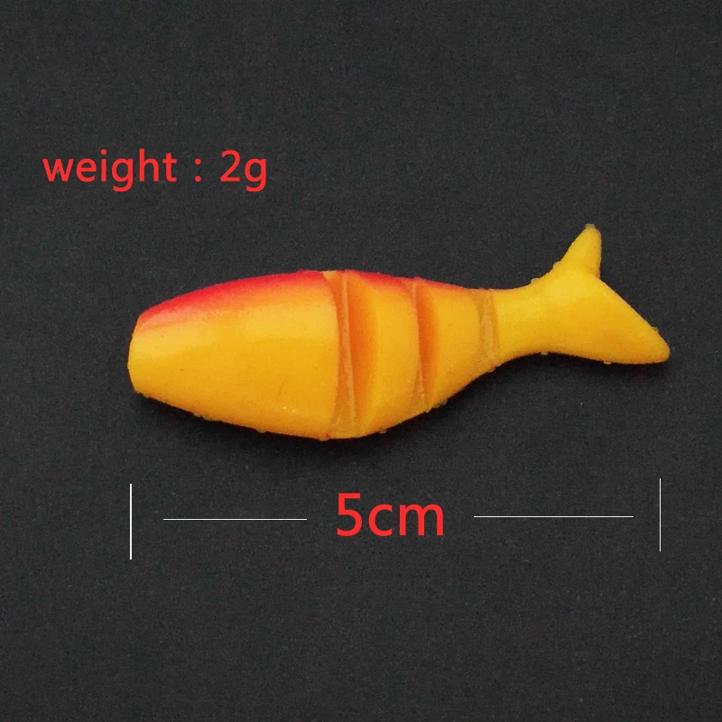 Vinilo articulado Gold Fish para Lubina y Jigging en 4 secciones - imagen 3