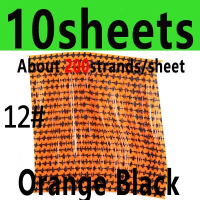 Orange Black 10sheet