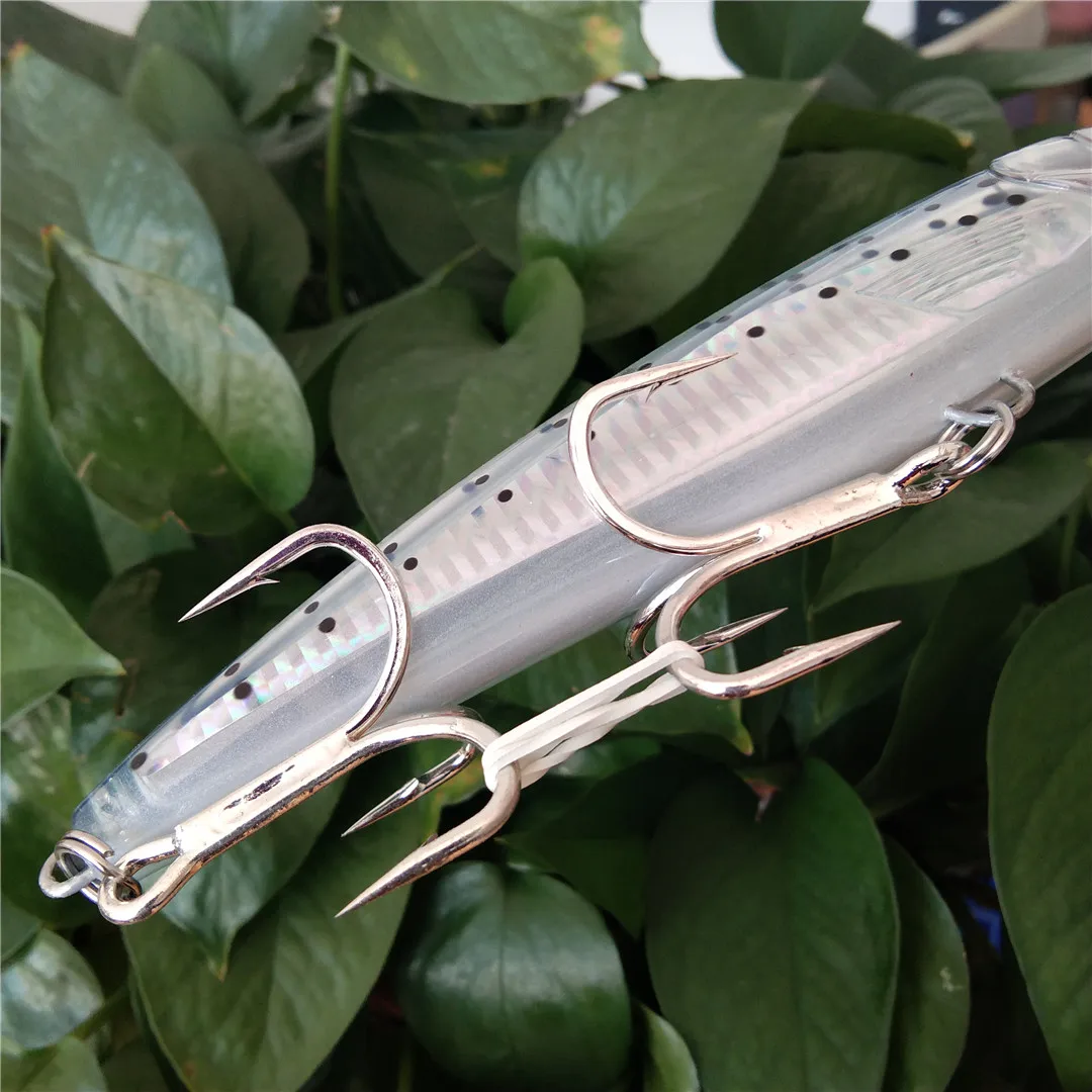 NOEBY, 2 uds., 12cm, 30g, 14cm, 50g, 16cm, 70g, señuelo de pesca con curricán, juego Wobbler, cebo duro MINNOW, aparejos de pesca con curricán NBL9046 - imagen 5