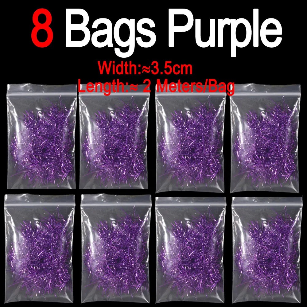 8 Bags Purple