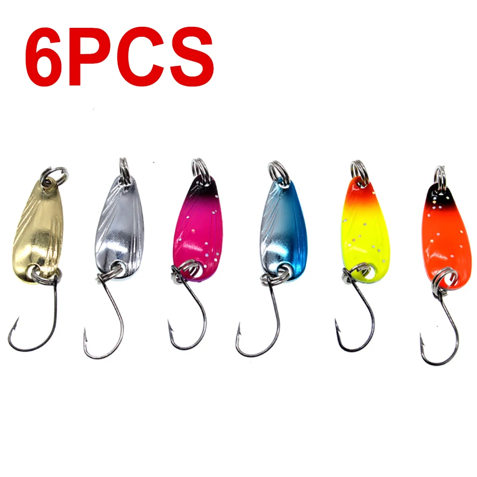 WALK FISH-señuelo de pesca de 2,5G y 28MM, cuchara de lentejuelas, señuelo giratorio de Metal, cebo duro Artificial, conjunto de pesca en hielo de invierno - imagen 4