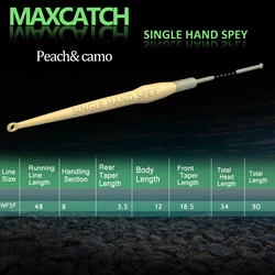 Maximumcatch WF3F-8F Línea Spey Shooting Head melocotón