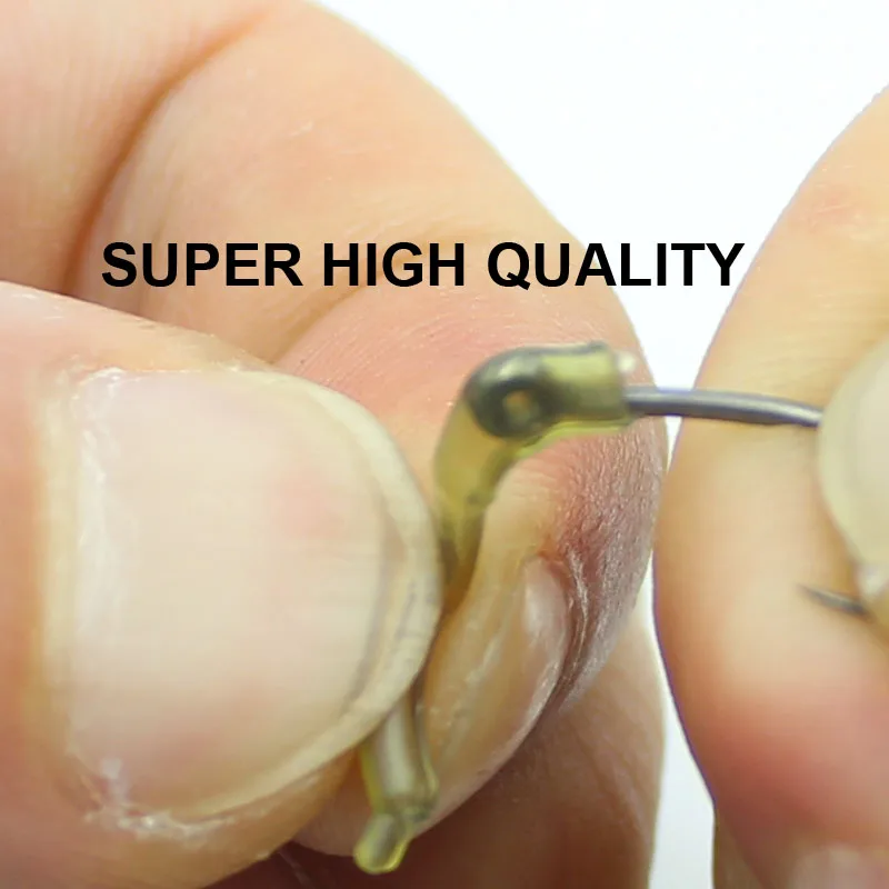 30 Uds. Accesorios de pesca de carpa D Rig kickers ganchos línea alineadores manga anti enredos para el cabello ronnie plataformas aparejos finales - imagen 3