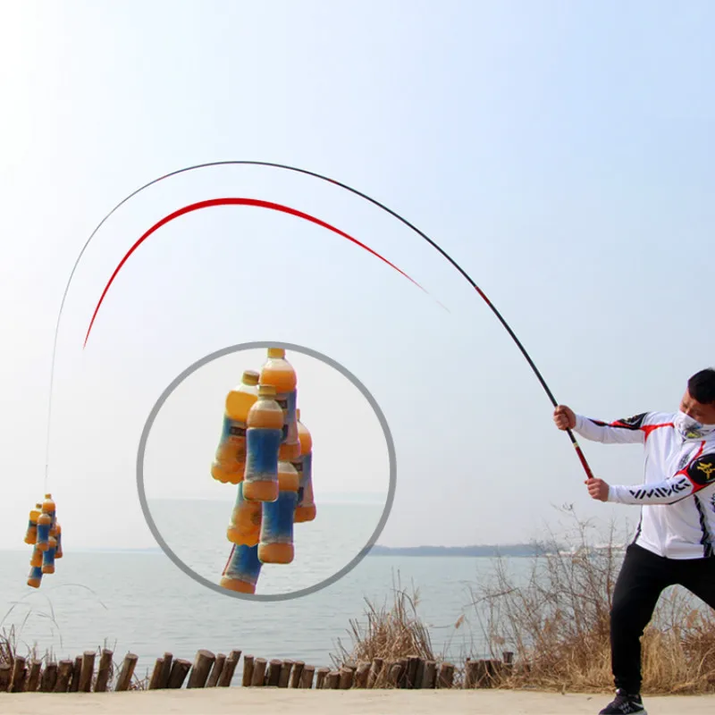 Caña De pescar De fibra De carbono, accesorio para pescar carpa, 28 Tonalty, Taiwán, Olta, 60T, 3,6 m-7,2 m - imagen 4