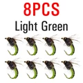 8pcs  Light Green