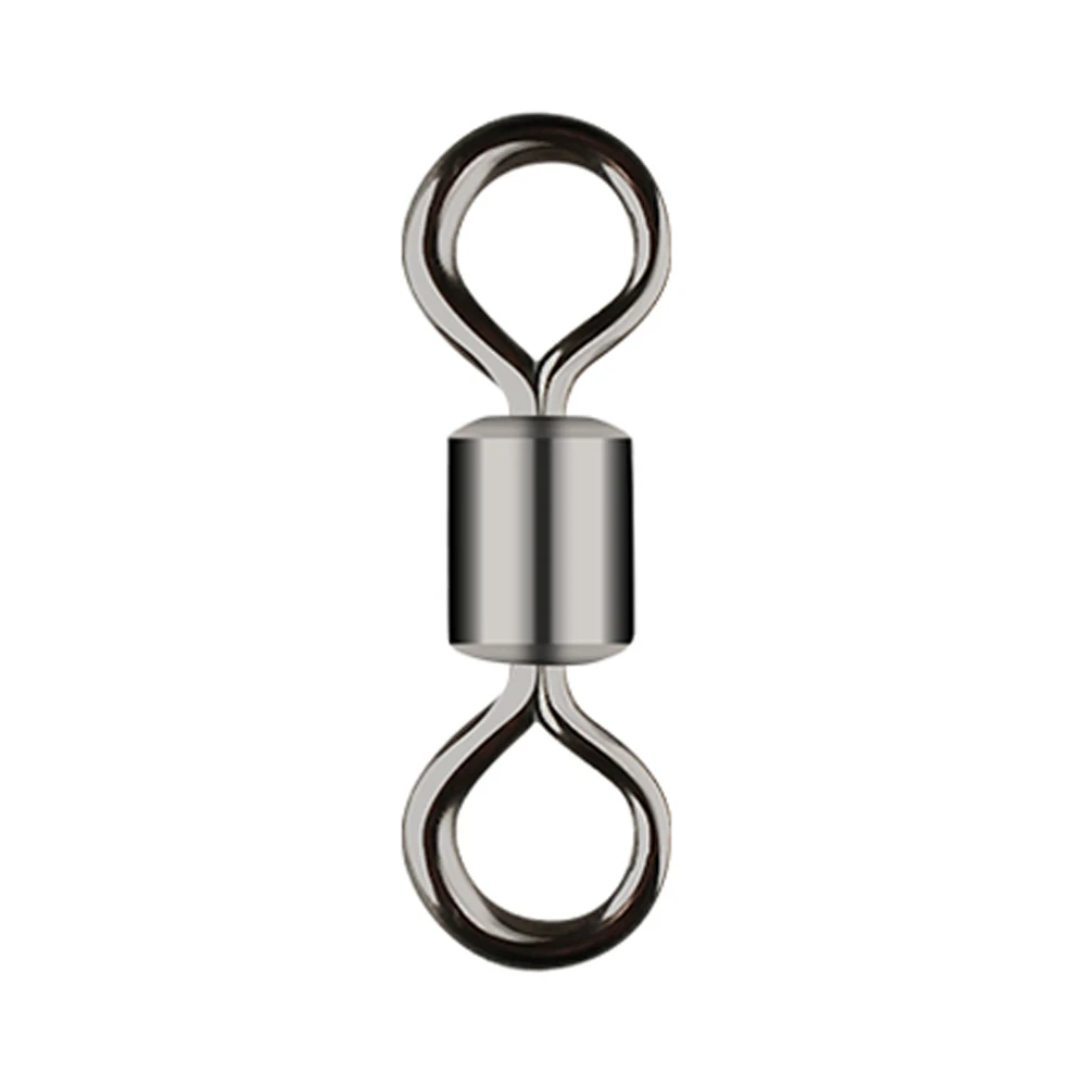 DNDYUJU-conector de señuelos de anillo sólido giratorio, rodamiento de barril de pesca, 5 colores, accesorios de aparejos de pesca, herramienta de pesca, 100 Uds. - imagen 3