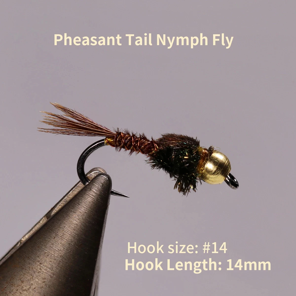 Wifreo 10 Uds cabeza de cuentas Hares oreja Ninfa mosca cola de faisán cebo de ninfa Artificial señuelos de trucha pesca con mosca - imagen 4