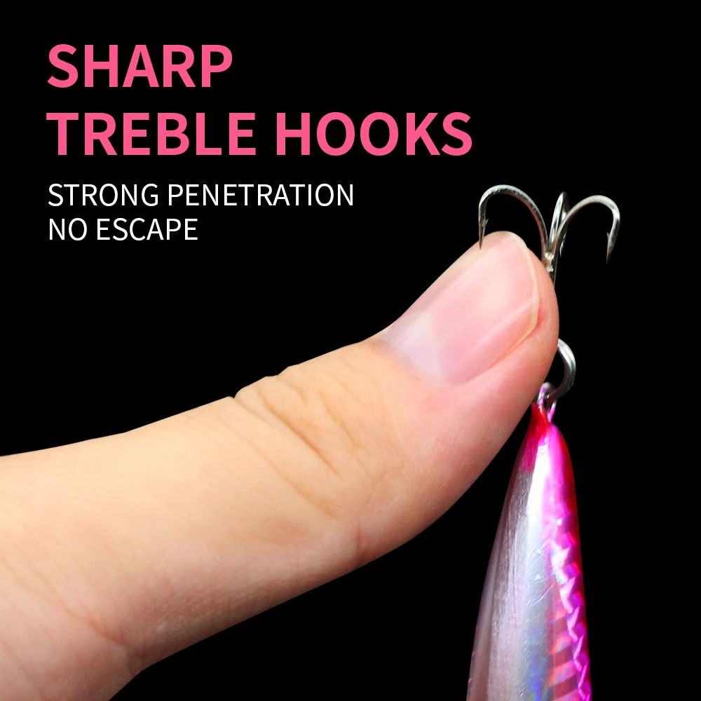 Señuelos de Pesca con lápiz, señuelo de trucha, Swimbait, lubina luminosa, cebo Artificial, accesorios de Pesca, 8cm, 9g - imagen 2