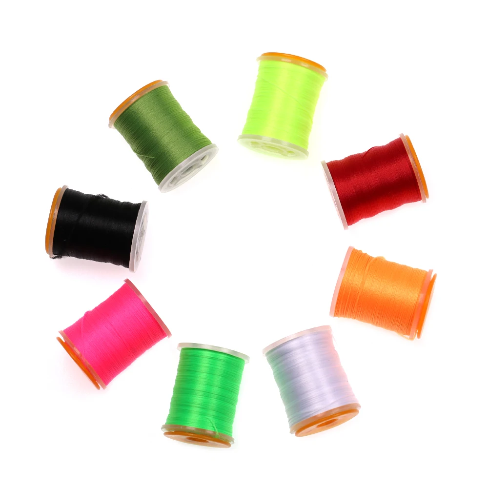 WIFREO 100 yardas 200D UV hilo de mosca grande Premium fuerte duradero atado de moscas carrete de hilo salmón moscas de lubina atado Material de hilo - imagen 5