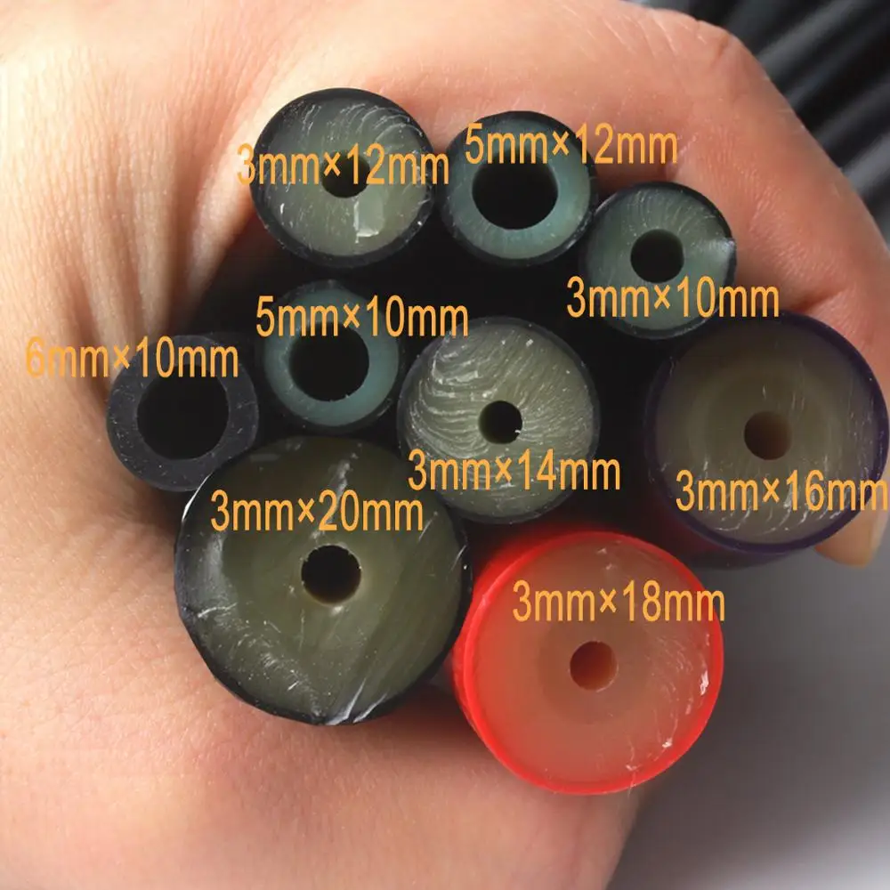 Tubo de látex para pesca al aire libre, potente tubo de goma para pesca submarina, accesorios de caza, 1m - imagen 2