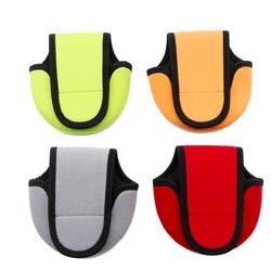 Bolsa gruesa para carrete de pesca, funda protectora impermeable para señuelo de pesca, aparejos de mar, color rojo y naranja