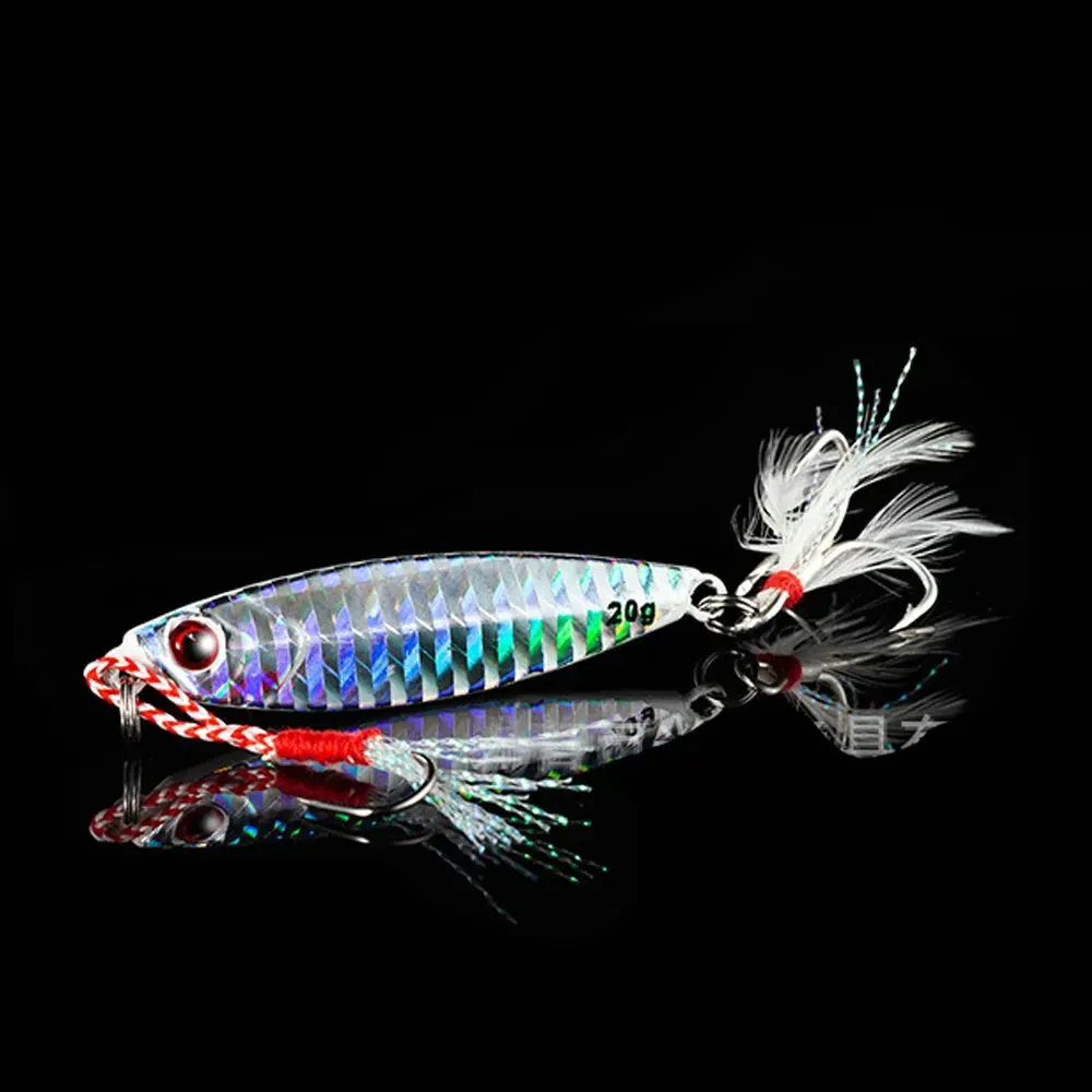 DoU de señuelo de pesca 10 20 30g Jig luz silicona cebo Wobbler anzuelo de cucharilla SPINNER invierno mar de hielo Minnow abordar calamar Peche pulpo - imagen 5