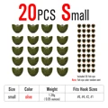 20pcs Small Olive