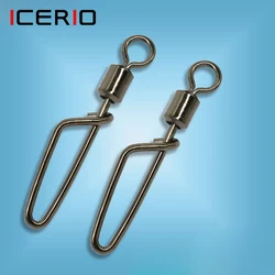 Ganchos de pesca oscilantes, accesorio de tamaño #1000 a #12, 1/0 unidades