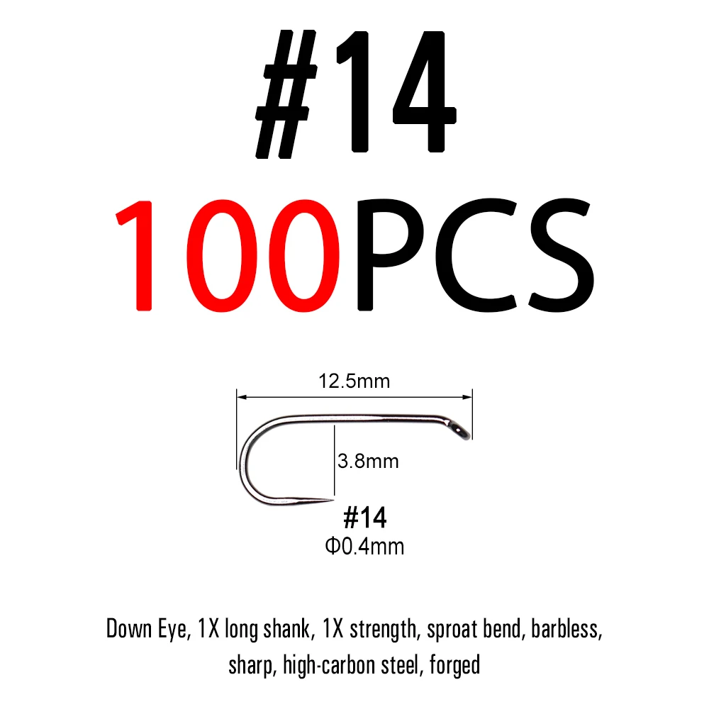 100pcs  Size 14