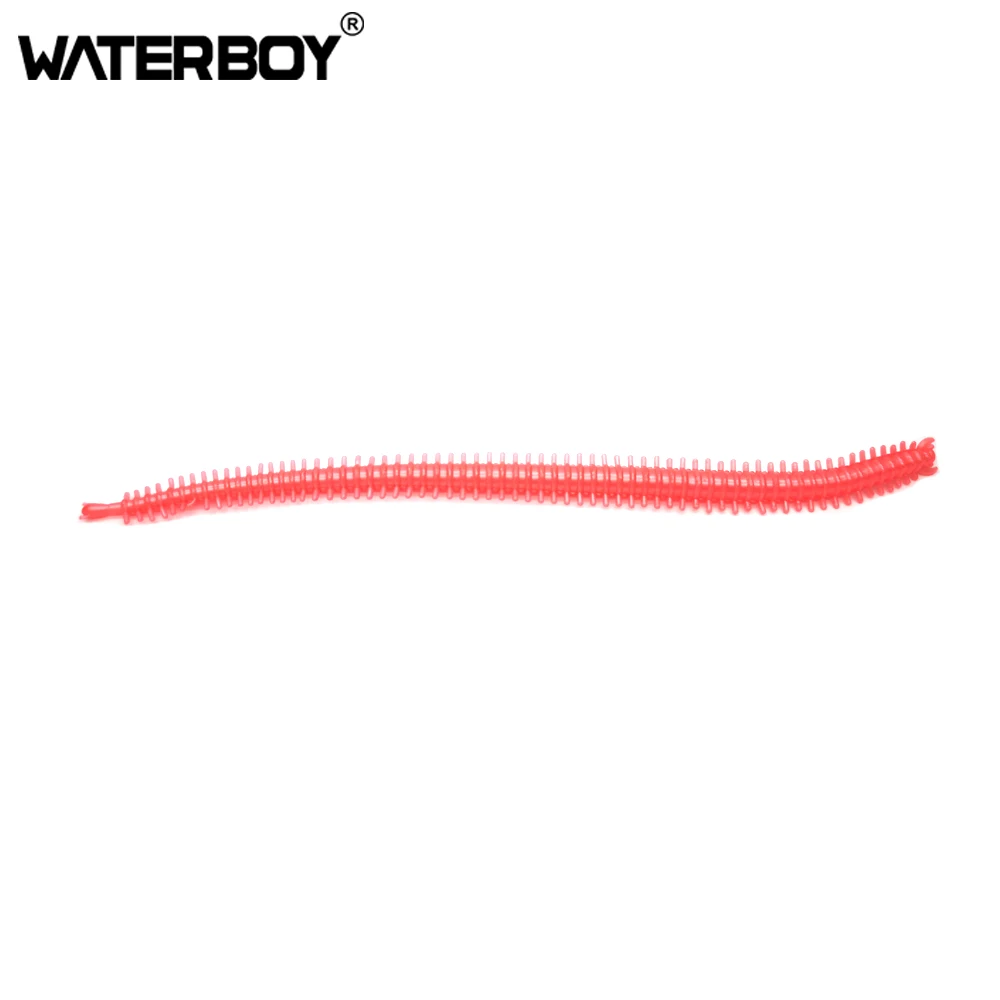 WATERBOY-señuelo suave de 13cm/2g, gusano de tierra Artificial, cebo de pesca de mar, accesorios de señuelo de gusano de tierra, 10 unids/lote - imagen 2