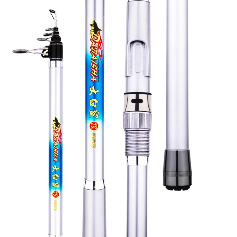 Caña De pescar telescópica De fibra De carbono, alimentador De carpa, palo De Angeln, Roca, 3,6 M, 3,9 M, 4,2 M, 4,5 M - imagen 2