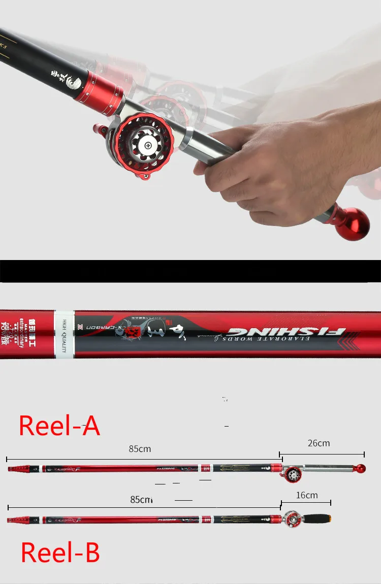 Experimente la emoción de la pesca con nuestras cañas de pesca duraderas ligeras, diseñadas para precisión y comodidad