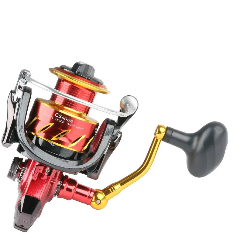 Carrete giratorio 1000s-7000s, 8KG, arrastre máximo 5,5: 1 4,7: 1, relación De engranaje, bobina De Pesca en roca y agua dulce y salada, rueda De Pesca De arrastre - imagen 4